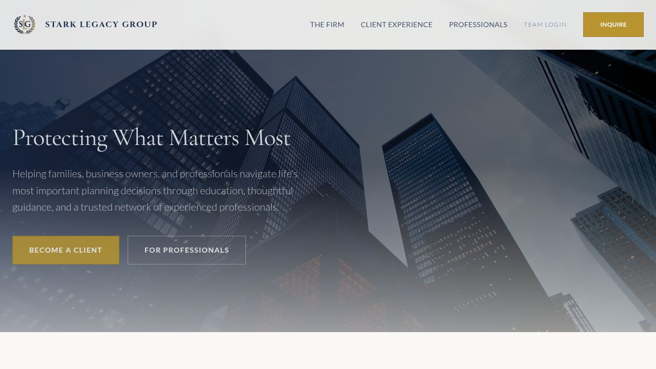 Stark Legacy Group LLC | Life Insurance & Legacy Protection